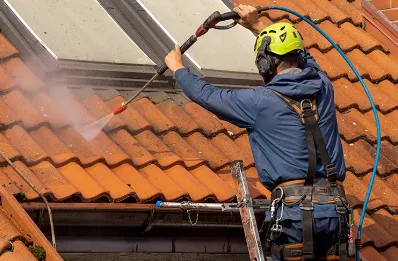 Démoussage et hydrofuge de toiture à Montamel
